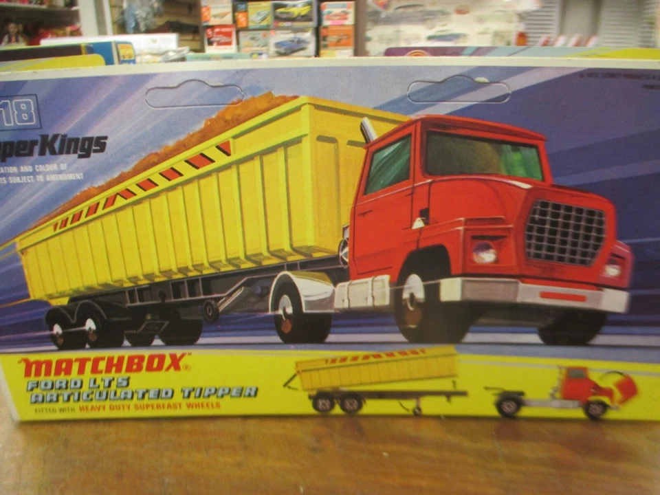 MATCHBOX SUPER KINGS K-18 FORD LTS ARTICULATED TIPPER 'US STEEL CORP' - Image 3 of 3