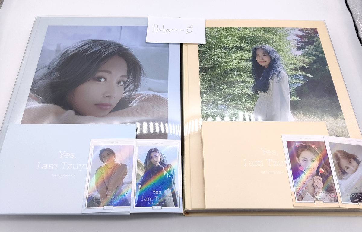 TWICE Yes, I am Tzuyu 2冊トレカ4枚ポストカード有 TWICE Tzuyu Yes I Am Tzuyu 2 Sets Photo Books Photocards