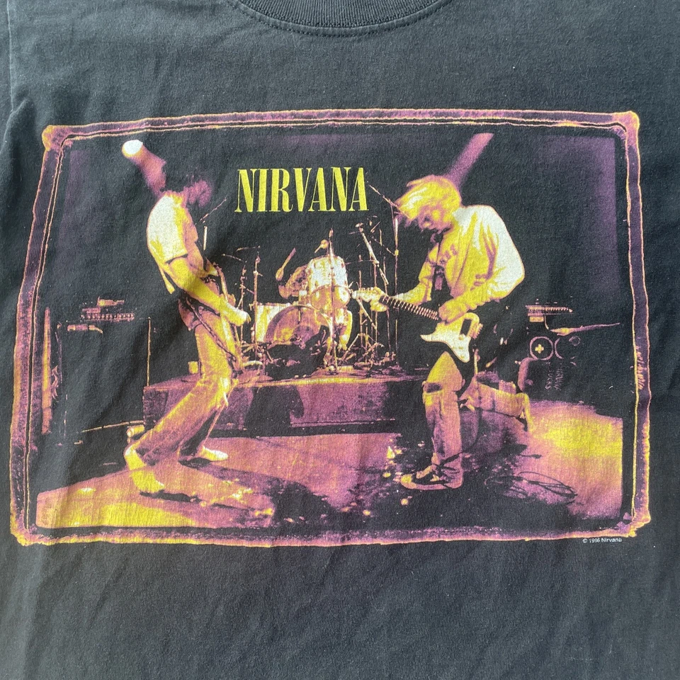 Rare VTG Nirvana From The Muddy Banks Of The Wishkah 1996 Album T Shirt 90s SZ S - Image 4 of 4
