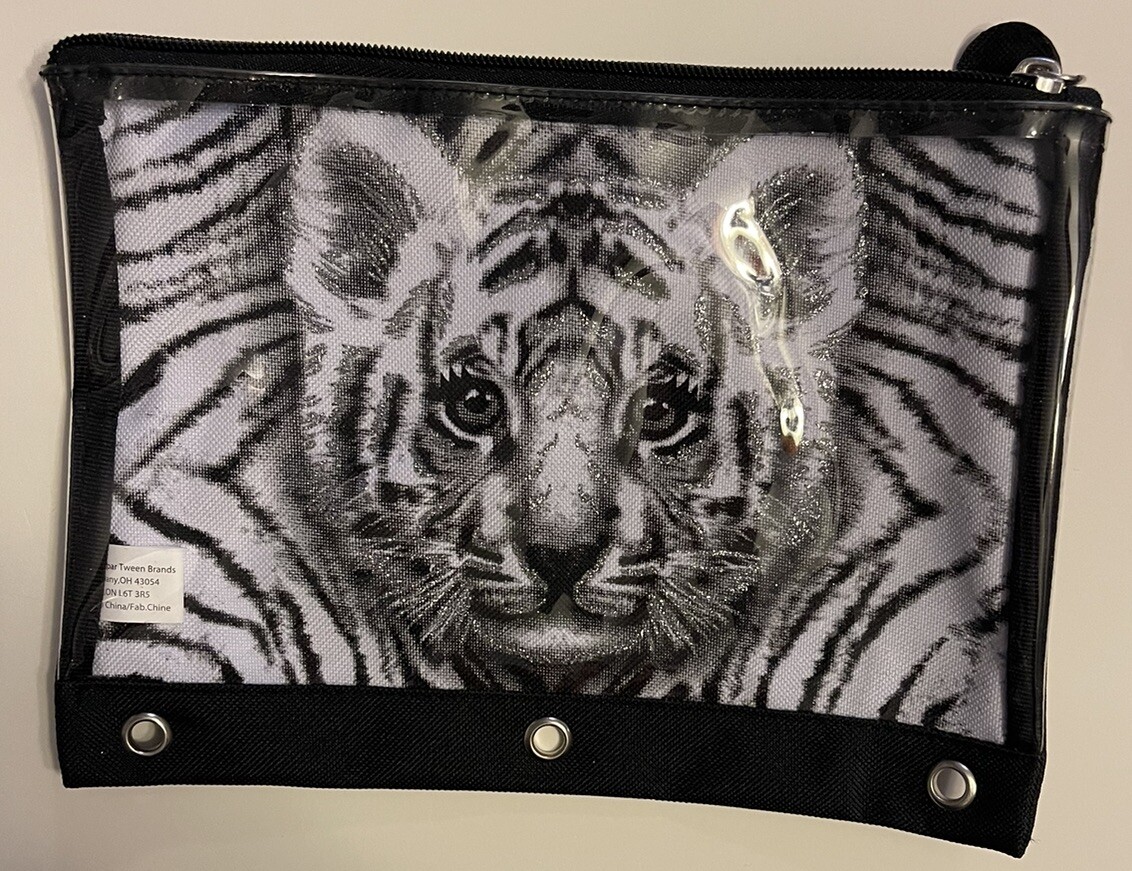 Case Sparkle Black Bpa Free Canvas Zipper