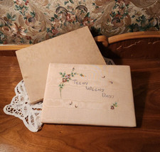 Vintage BABY BOOK of 1929 Recordings of little Boy- BEAUTIFUL ILLUSTRATIONS