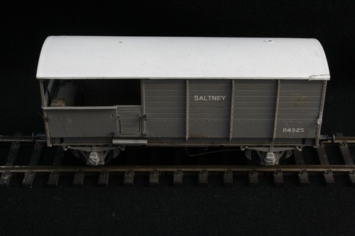 O Gauge Brake Van Lima/Custom 20 Ton "Toad" Saltney. Grey - Picture 9 of 9