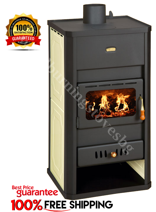 Wood Burning Stove With Back Boiler Fireplace Multi Fuel Prity S3W13 13 5  Kw. for sale online | eBay