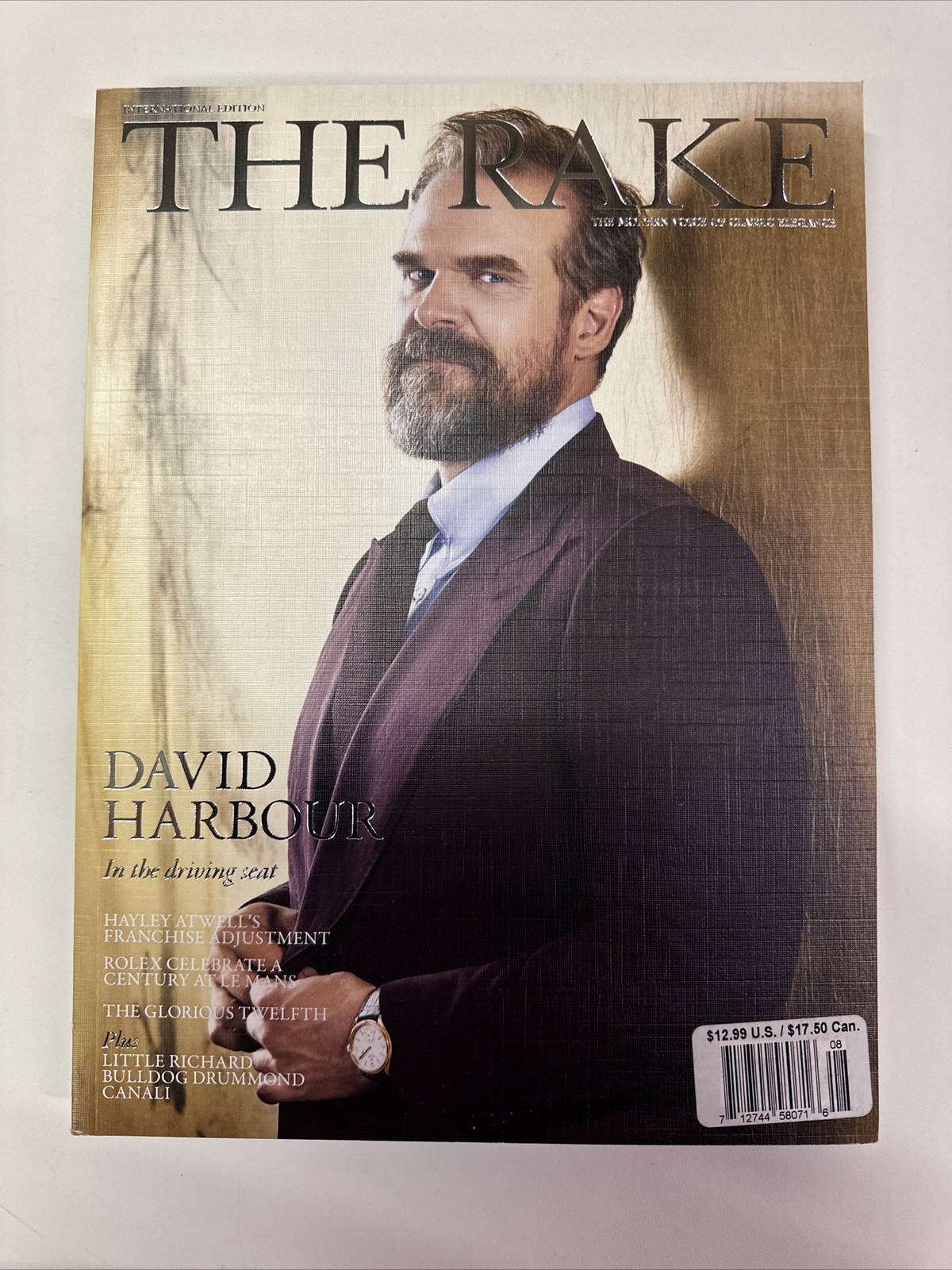 THE RAKE MAGAZINE AUGUST 2023 Issue 89 DAVID HARBOUR in The Driving ...