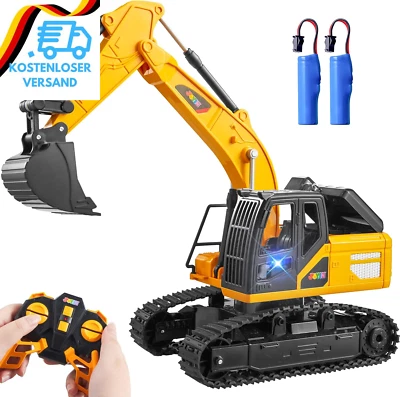 BESUCHE DEN JOYIN-STORE JOYIN Ferngesteuertes Bagger Spielzeug Für Ab 3 4 5 6 7 8 9 Jahren Junge, 2,4 Gh