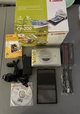  CANON CP-200 Card Photo Printer Silver - Direct Printing 