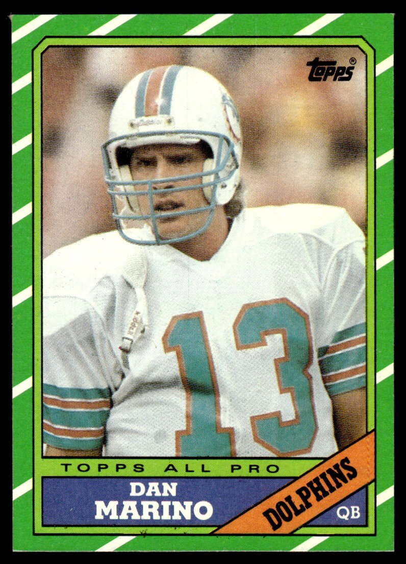 1986 TOPPS DAN MARINO MIAMI DOLPHINS #45