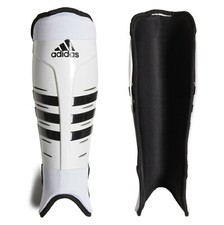 adidas Hockey Shin Guards Field  Pads Adult White Black