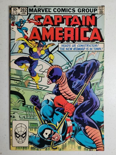 CAPTAIN AMERICA #282 Marvel Comics 1983 Jack Monroe becomes Nomad Key 🔥
