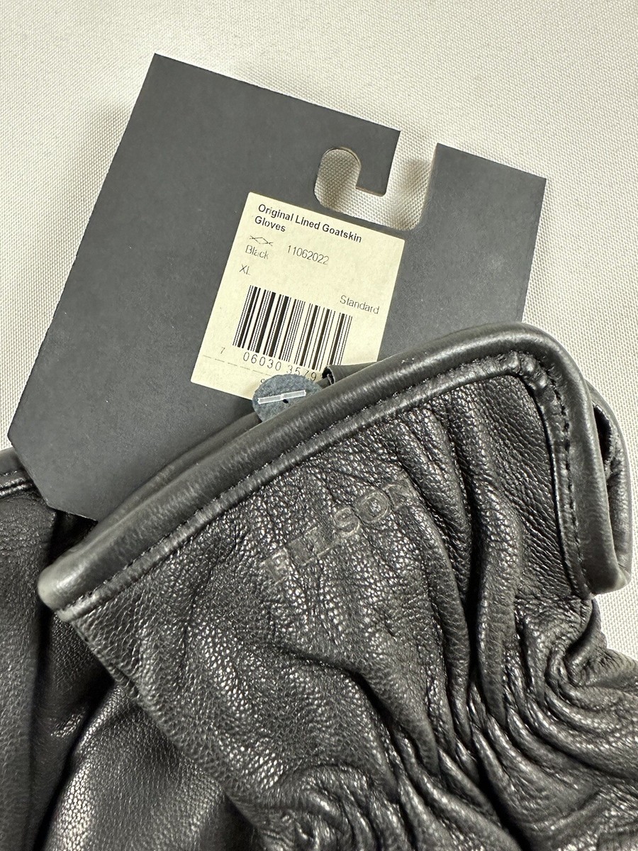 FILSON ORIGINAL LINED GOATSKIN GLOVES BLACK XL NWT SOLD OUT FILSON ORIGINAL LINED GOATSKIN GLOVES BLACK XL NWT SOLD OUT