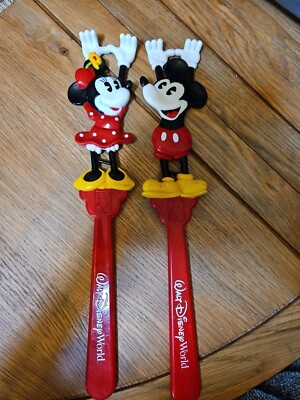 Vintage Walt Disney World Minnie und Mickey Rückenkratzer Souvenir Disneyland
