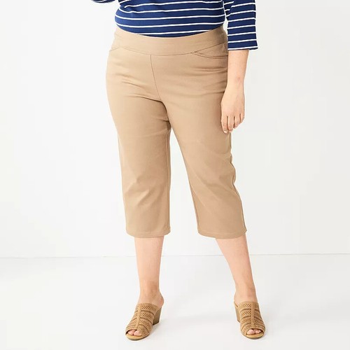 Women's Croft & Barrow® Effortless Stretch Capri Pants - Picture 4 of 6