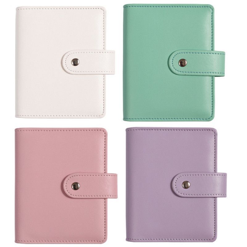 Notebook Cover Binder A7 PU Leather Planner Organizer Sheets Pockets Accessories-image