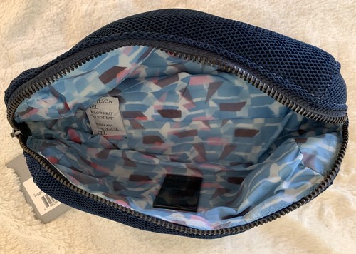dl + activ Tula Cosmetic Makeup Bag Pouch Navy Retail $40 - Picture 2 of 6