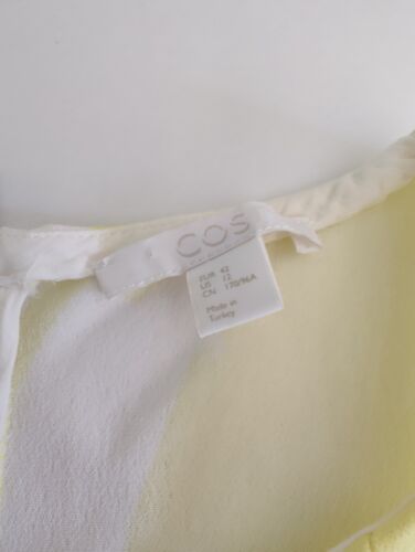 COS Dress US 12 AU 16 Pockets Yellow - Picture 4 of 7
