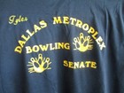 VTG WinnerMate Bowling Shirt Black Tyler Norbert Dallas Metroplex Bowling Senate — photo 4