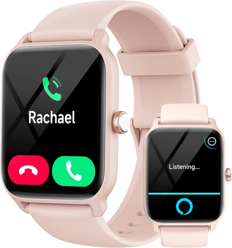 Smartwatch Donna, 1.8" Orologio Smartwatch Chiamate E Risposta, Alexa Integrato
