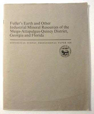 FULLER'S EARTH & OTHER INDSTRIAL MINERAL RESOURCES iN GEORGIA & FLORIDA Geology