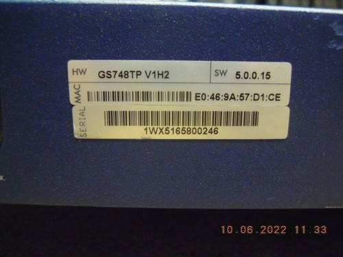 Netgear ProSafe GS748TP V1H2 48-Port Gigabit POE Smart Switch & 4 x 1G SFP #S369 - 第 7/11 張圖片