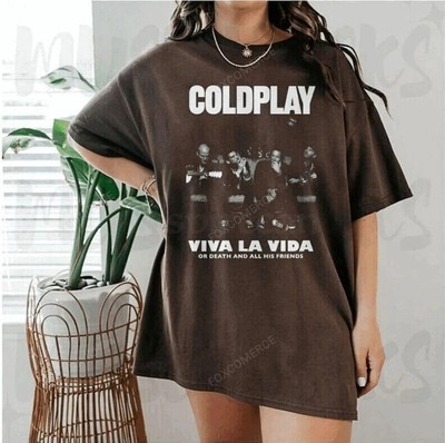 Coldplay Viva La Vida 2025 Tour Music World Concert Fan Gift T-Shirt
