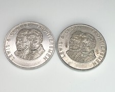 Error Coin Lewis Clark Clarke 1968 Shell Oil Gas Famous Americans Token GAME