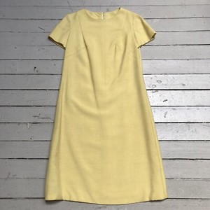 yellow shift dress