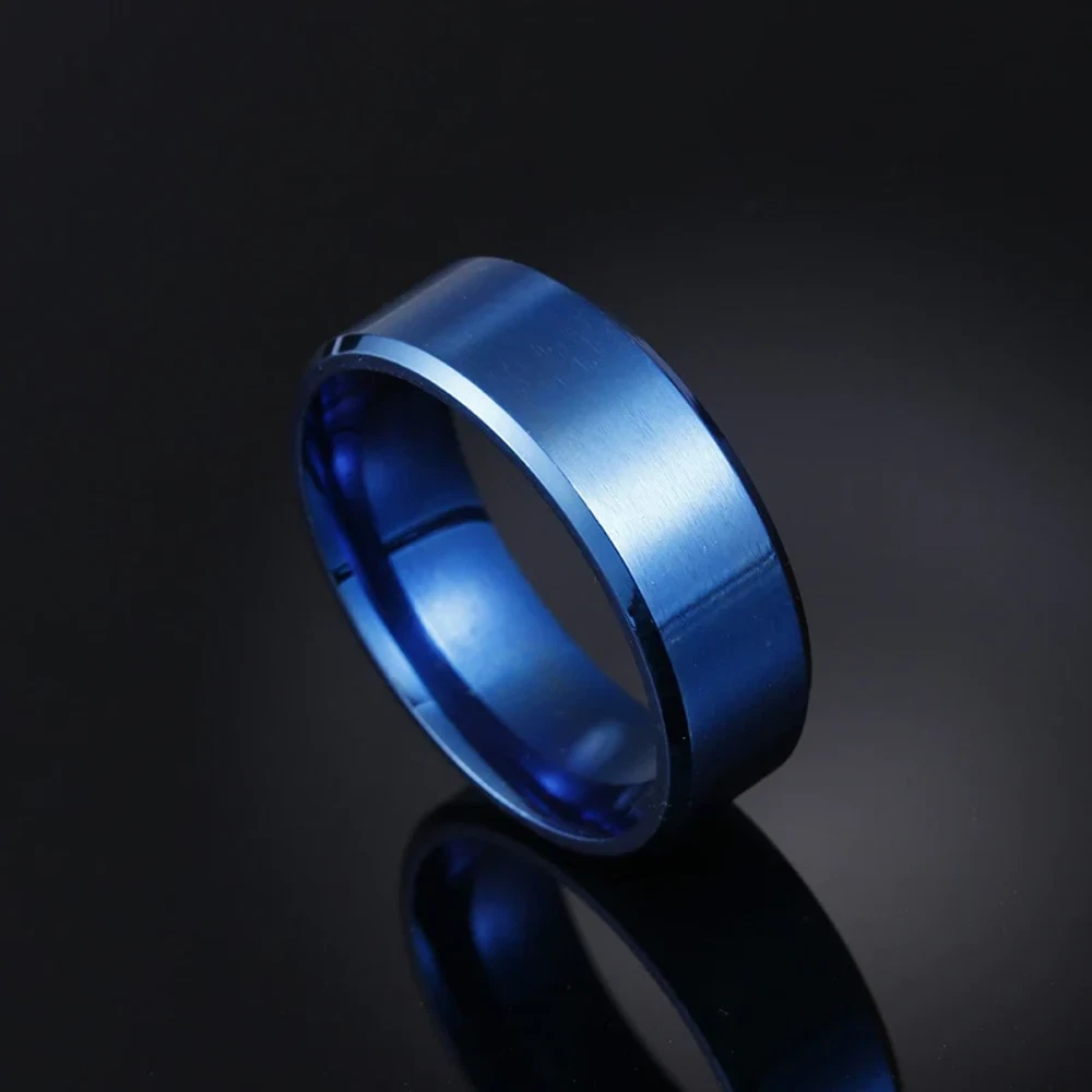 Blue Rhodium hand crafted Ring eBay