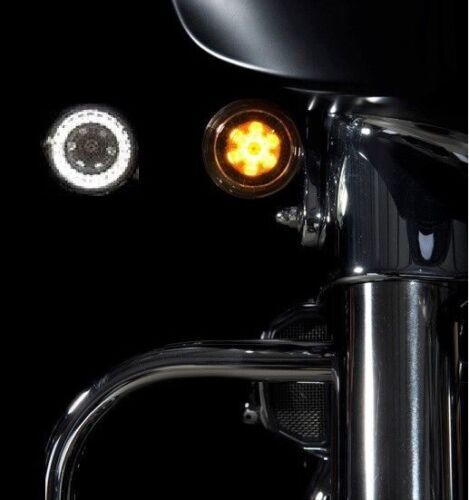 CUSTOM DYNAMICS ProBEAM Amber/White LED Turn Signals for HD (2) # PB-AW-1157-T - Picture 3 of 11