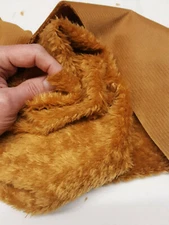 Sassy Bears Poly Plush Fur for Bears & Crafts - Fat 1/4 yard - COPPER