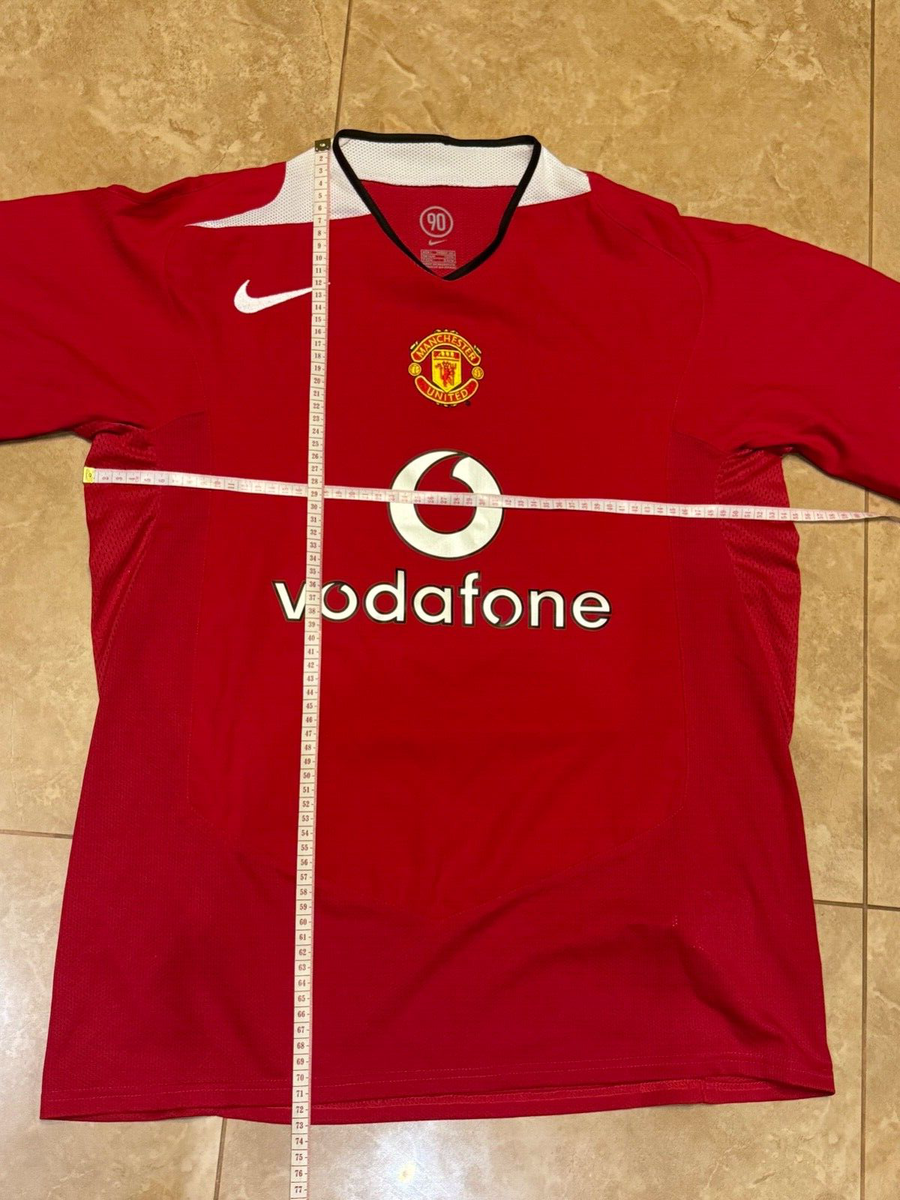 MANCHESTER UNITED 2004/2005 HOME SHIRT FOOTBALL SOCCER