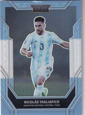 Fansmall 2022 Argentina Soccer Card No. 11 Nicolas Tagliafico Blue White 6/25