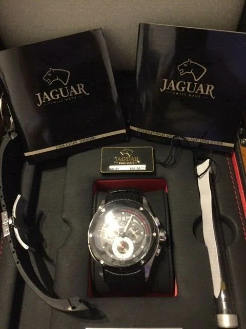 - Edition mit - eBay getragen | J651 kaum Papieren Limited Chronograph und Box Jaguar -