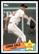 2020 Topps 1985 35th Anniversary All-Stars CHRIS SALE #85AS-14 Red Sox