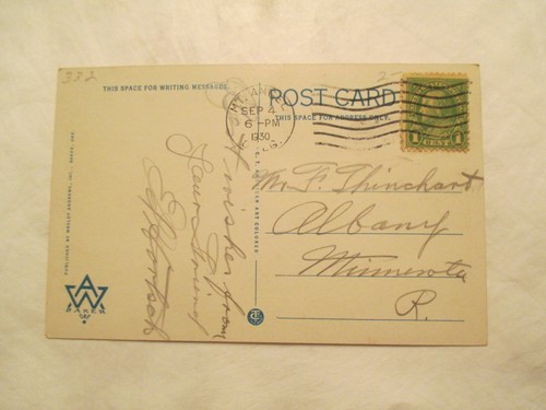 Oregon Postkarte BPOE Gebäude Salem OR - Bild 2 von 2