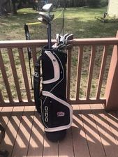 Ogio Golf Bag With 13 assorted Clubs