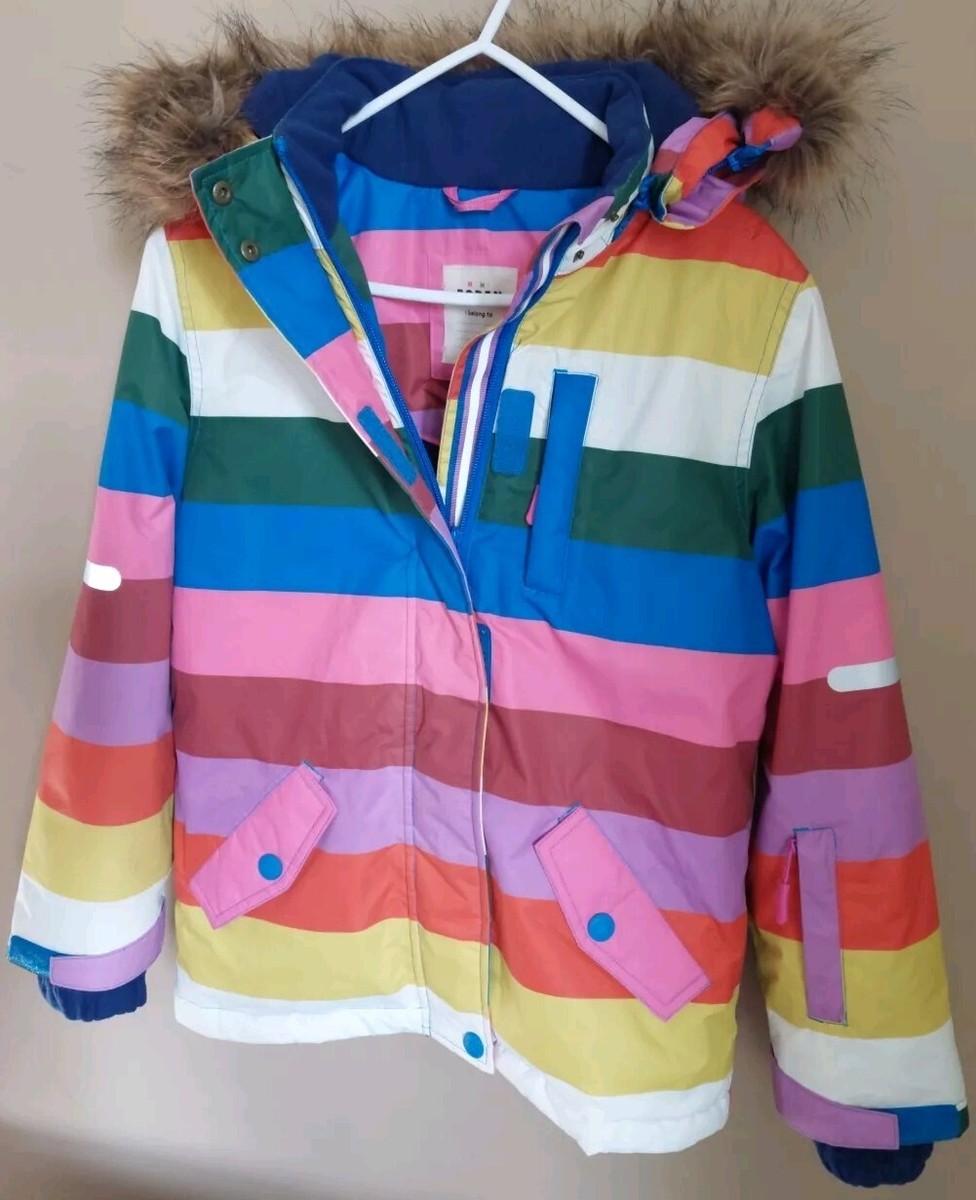 Mini Boden Girls Waterproof Coat Ski Jacket All Weather,Age 9-10