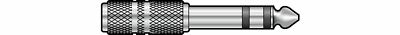 QTX Adapter 6,3 mm Stereo Klinkenstecker - 3,5 mm Stereo Klinkenbuchse