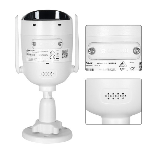 Hikvision DS-2CV2041G2-IDW 4MP WiFi 2-Way Audio WDR Fixed Bullet IP Camera 2.8mm - Picture 8 of 9