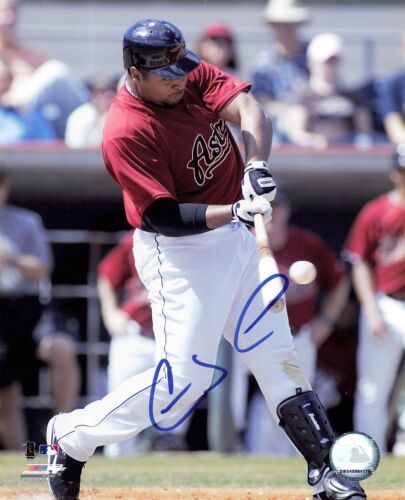 Carlos Lee Astros Signed Auto 8x10 **4123 - Picture 1 of 1