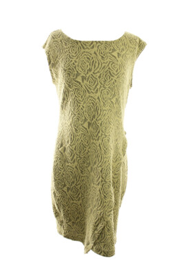 Kiind Of New Yellow Textured Yasmeen Envelope Shift Dress S $79