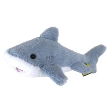 NEW Sun Lemon Shark Fluffy Animal Plush (S) Blue JAPAN