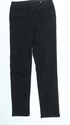 Skinny-Damenjeans schwarz Baumwollmischung Größe 10 L30 - Stretchbund