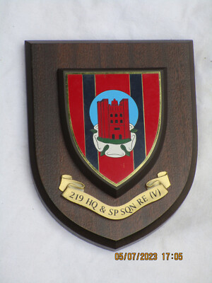 219 HQ & SP   SQN,RE (V) Headquarter & Support Squadron,Royal Engineers
