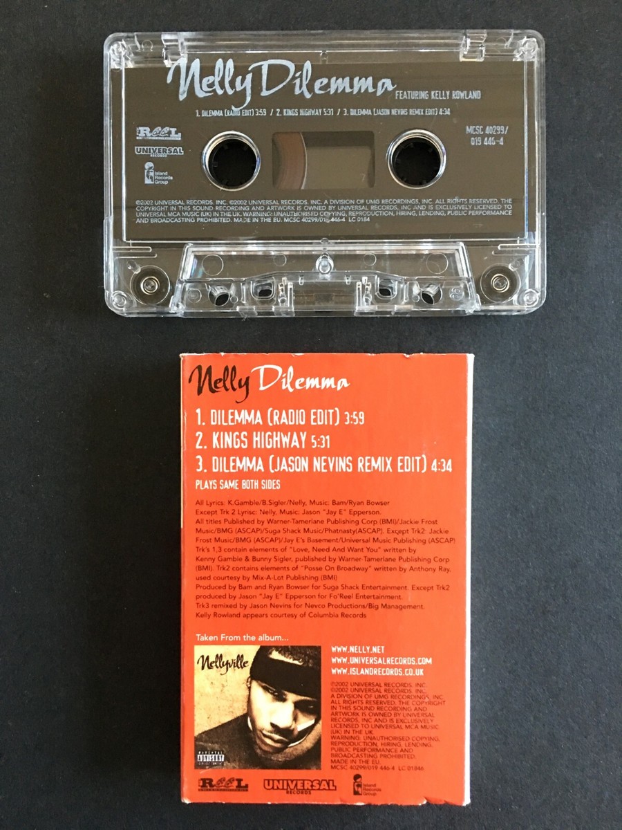 Nelly feat. Kelly Rowland Dilemma ジャマイカ盤 Nelly - Dilemma - Cassette Single Featuring Kelly Rowland