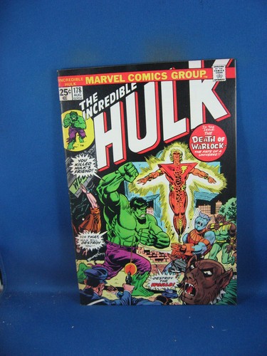 UNGLAUBLICHER HULK 178 SEHR SCHÖN WARLOCK 1974 MARVEL