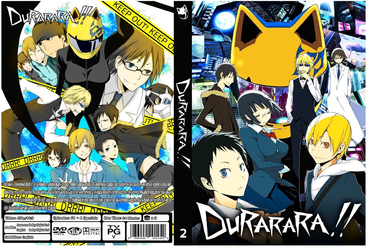 Durarara!! Anime Series Complete Collection+4 Specls Dual