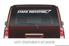 (Large) IRON MAN STARK INDUSTRIES Sticker Decal Die Cut vinyl Ironman