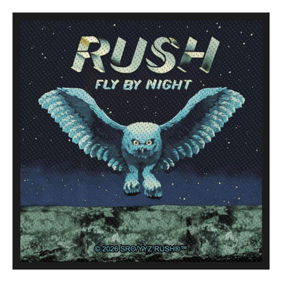 Rush Patch · Fly By Night (10cm x 10cm) Offizielles Band Merch