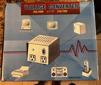 SIMRAN Voltage Converter SM-100DE 100 Watts 220/240-110/130V