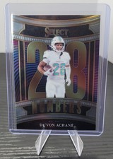 2025 Panini Select De'Von Achane 28 Numbers